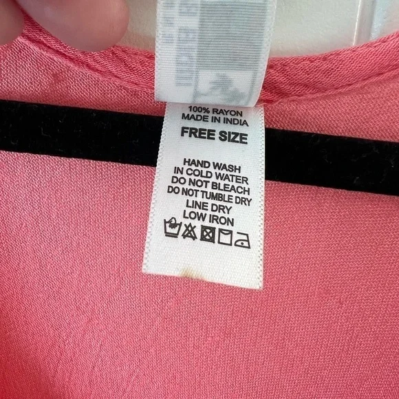 India Boutique Pink Maxi Dress One Size - Picture 6 of 8